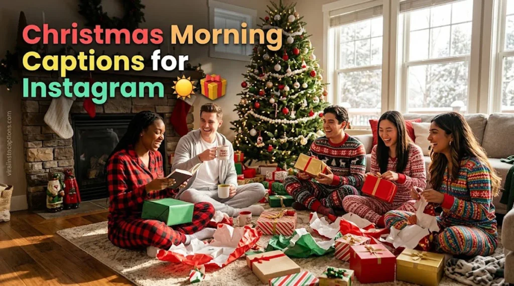 Christmas Morning Captions for Instagram