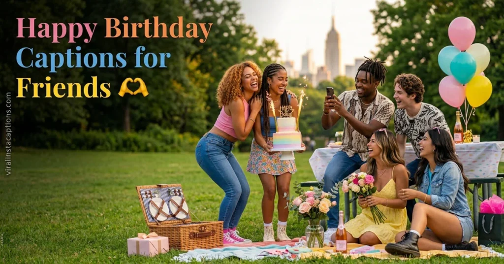 Happy Birthday Captions for Friends