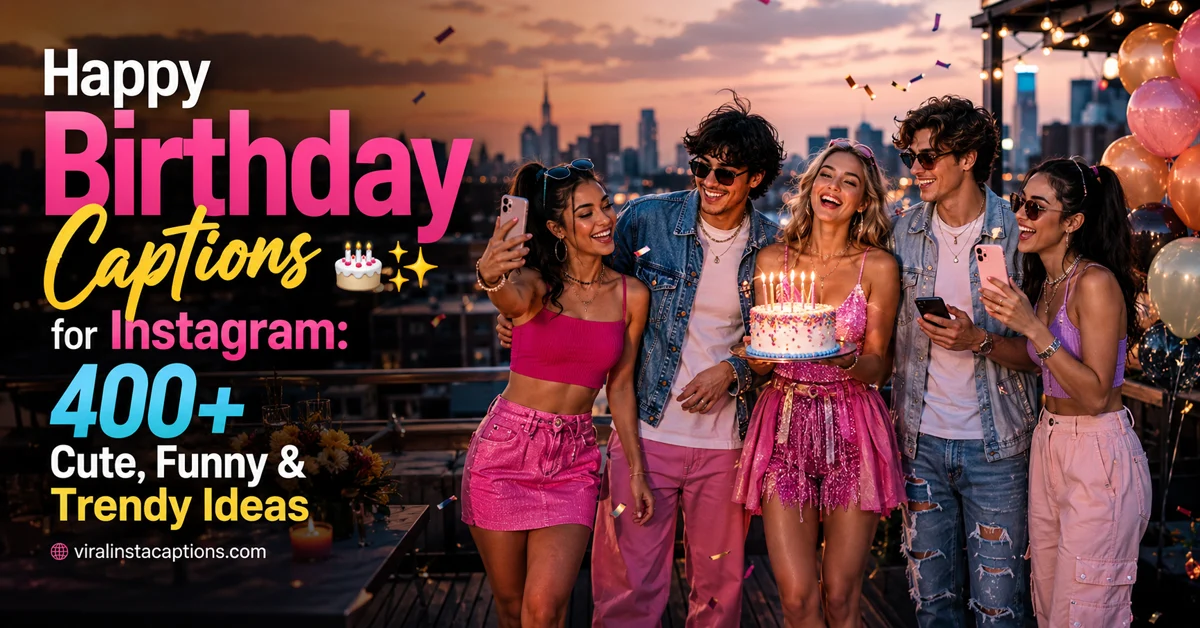 Happy Birthday Captions for Instagram