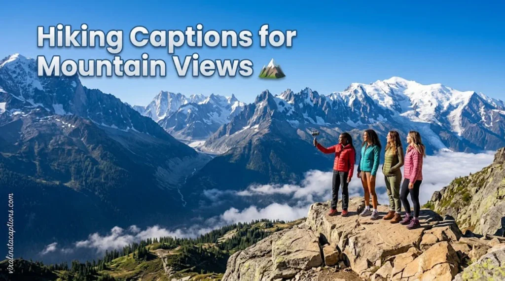 Hiking Captions for Mountain Views