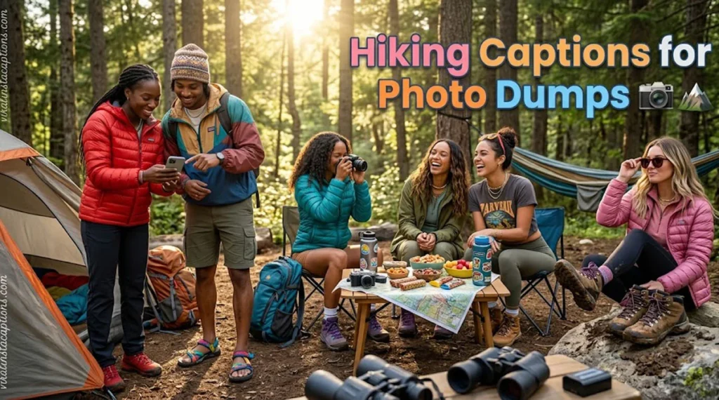 Hiking Captions for Photo Dumps