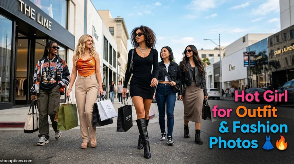 Hot Girl Captions for Outfit & Fashion Photos