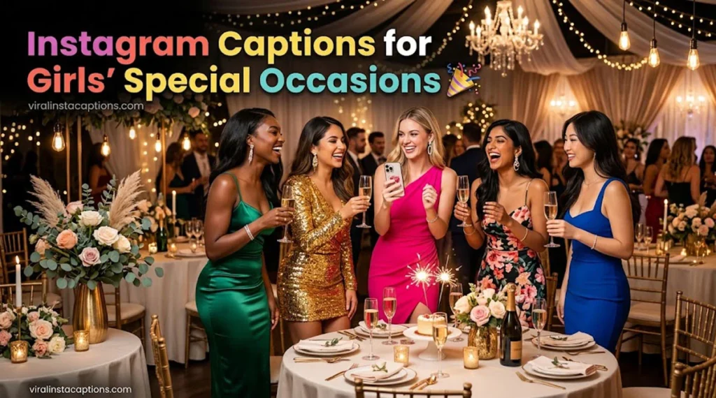 Instagram Captions for Girls' Special Occasions