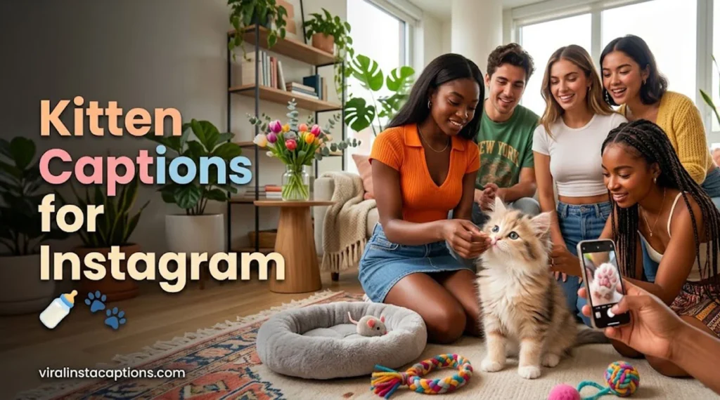 Kitten Captions for Instagram 🍼🐾