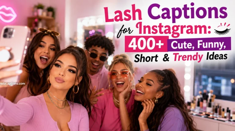 Lash Captions for Instagram