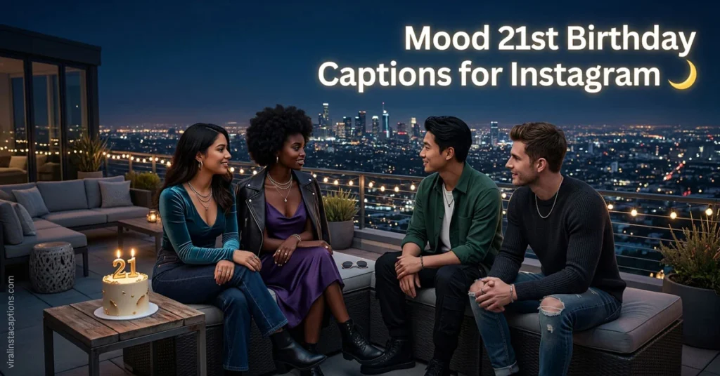 Mood 21st Birthday Captions for Instagram