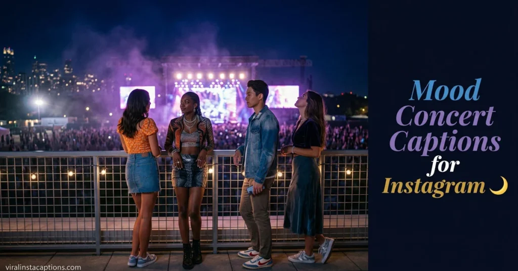 Mood Concert Captions for Instagram
