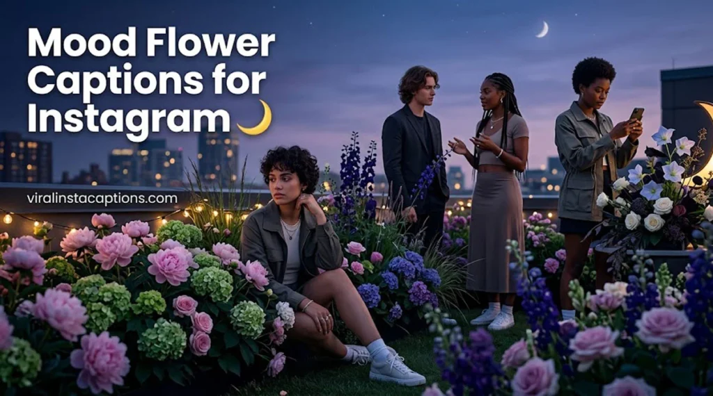 Mood Flower Captions for Instagram