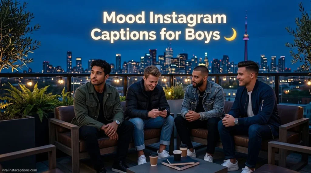 Mood Instagram Captions for Boys