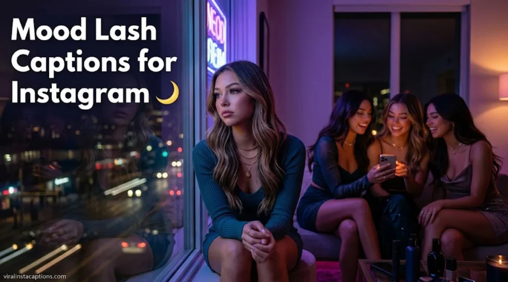 Mood Lash Captions for Instagram