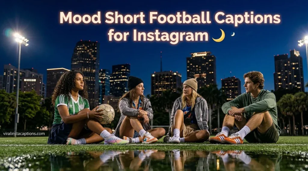 Mood Short Football Captions for Instagram