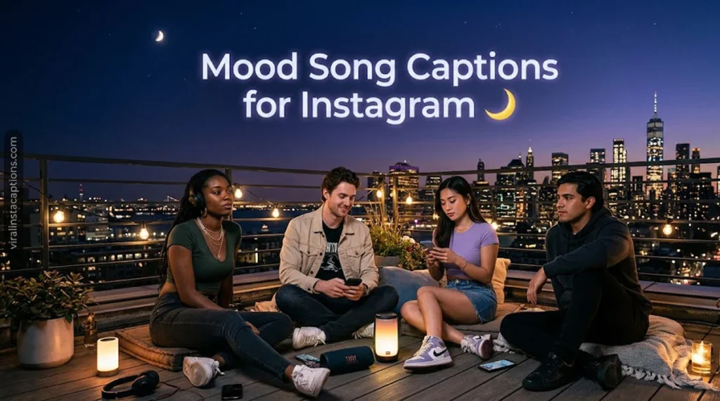 Mood Song Captions for Instagram
