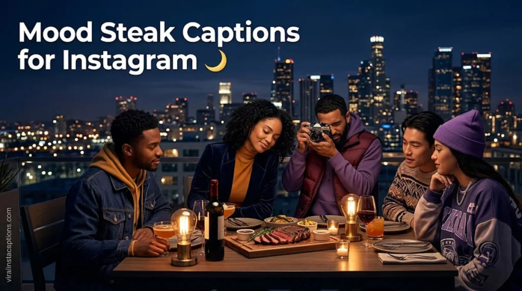 Mood Steak Captions for Instagram