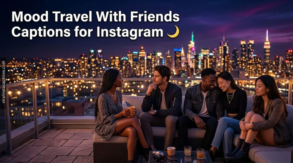 Mood Travel With Friends Captions for Instagram 🌙