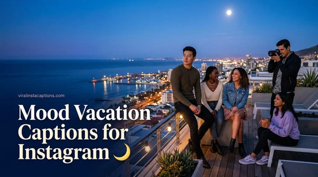 Mood Vacation Captions for Instagram 🌙