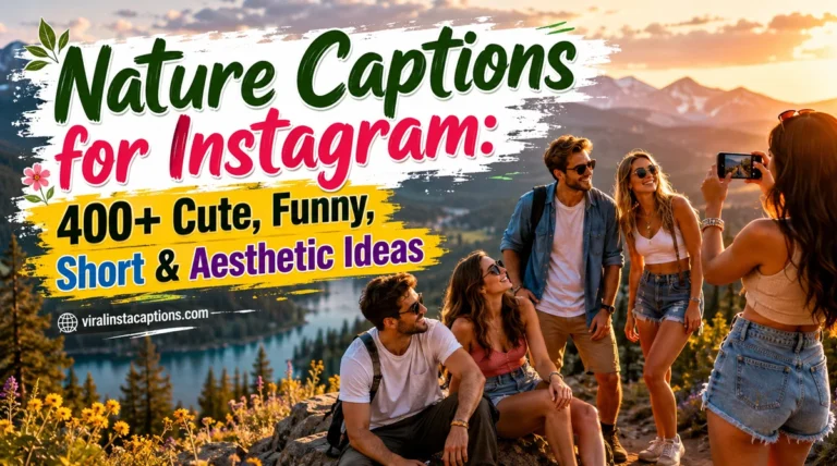 Nature Captions for Instagram