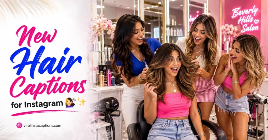 New Hair Captions for Instagram