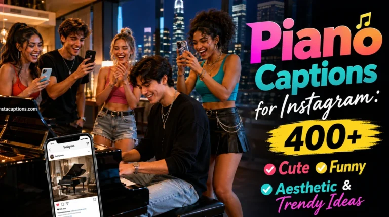 Piano Captions for Instagram
