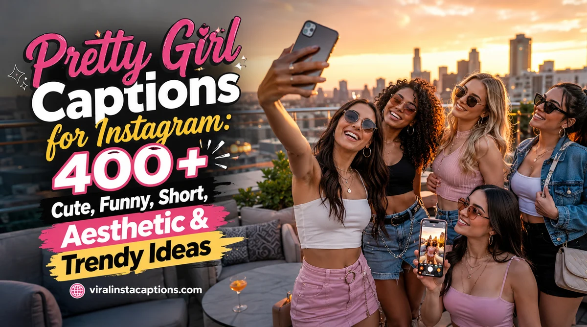 Pretty Girl Captions for Instagram