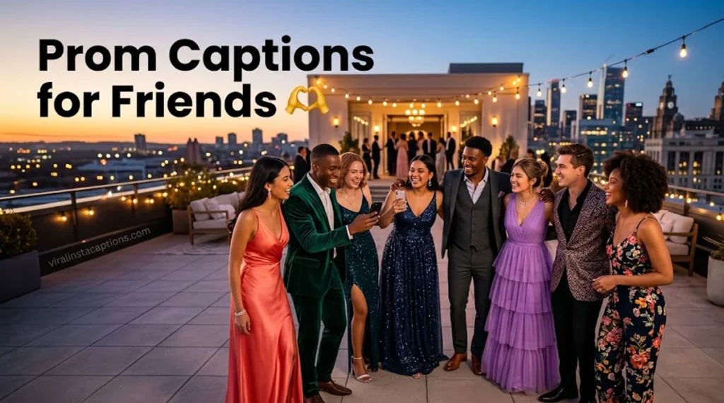 Prom Captions for Friends