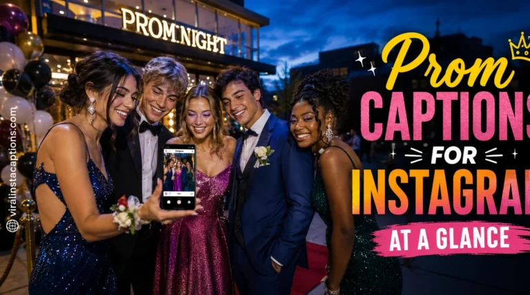 Prom Captions for Instagram