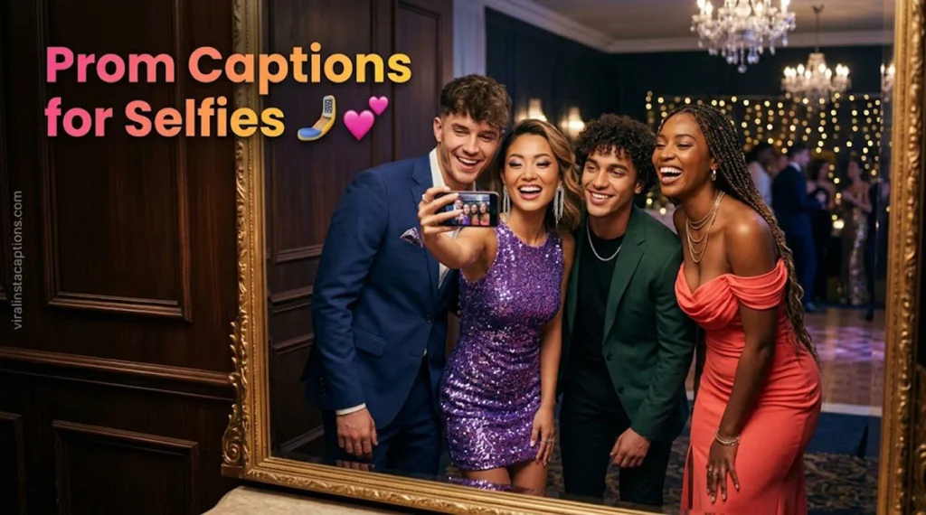 Prom Captions for Selfies