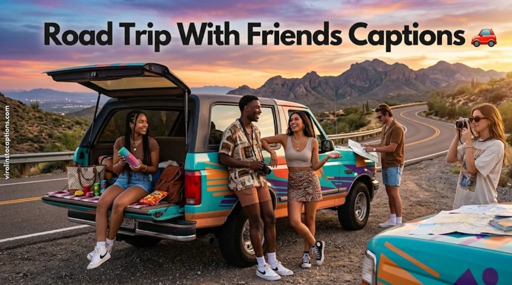 Road Trip With Friends Captions 🚗