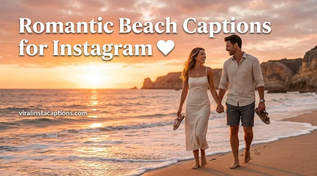 Romantic Beach Captions for Instagram