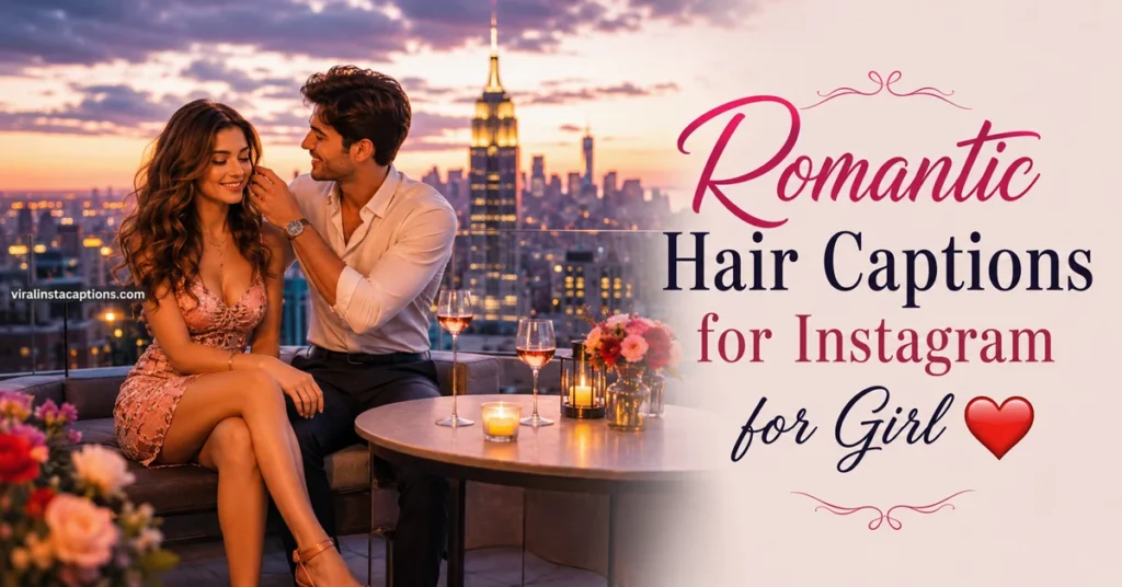 Romantic Hair Captions for Instagram for Girl