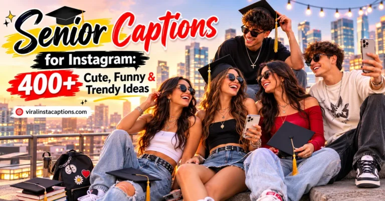 Senior Captions for Instagram