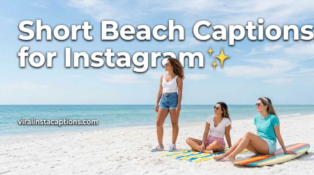 Short Beach Captions for Instagram