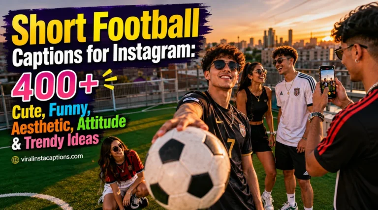 Short Football Captions for Instagram