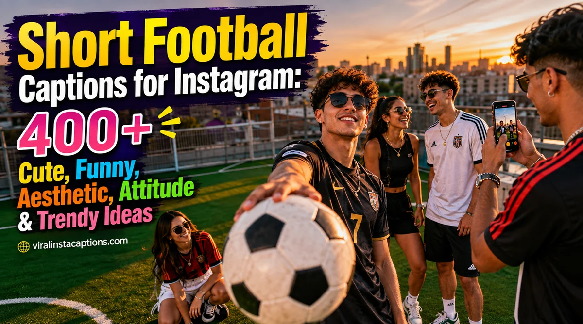 Short Football Captions for Instagram