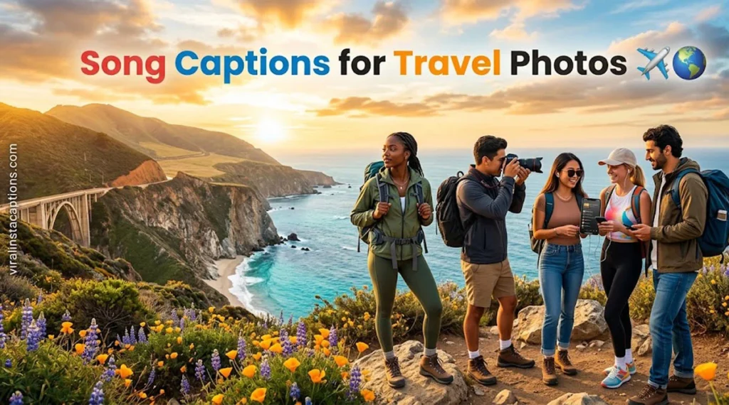 Song Captions for Travel Photos