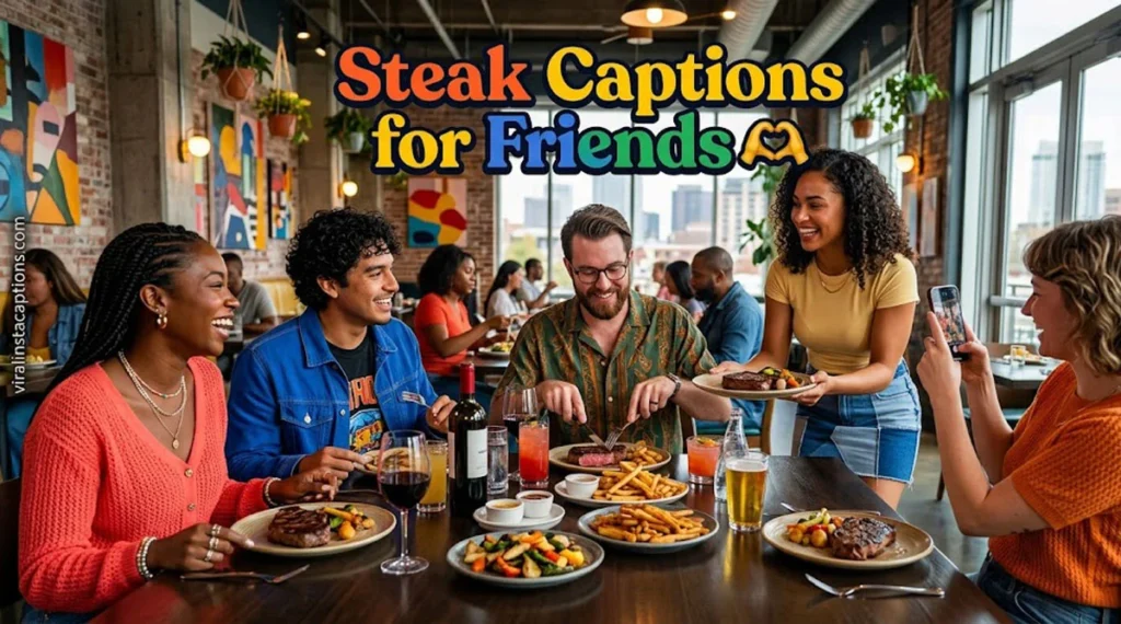 Steak Captions for Friends