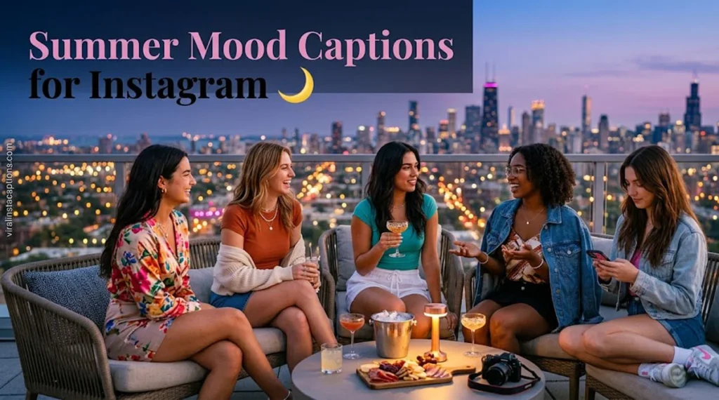 Summer Mood Captions for Instagram 🌙