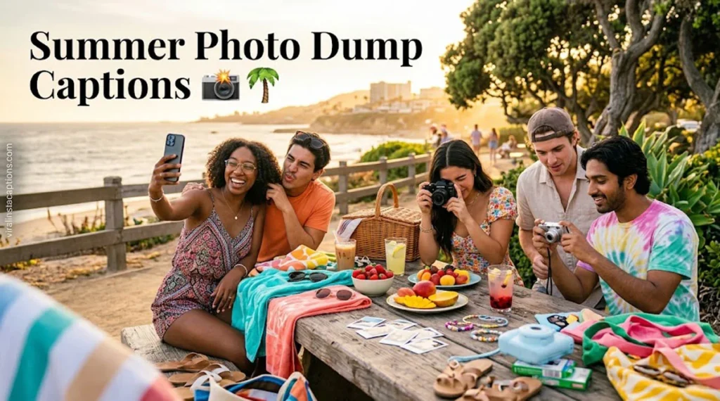 Summer Photo Dump Captions