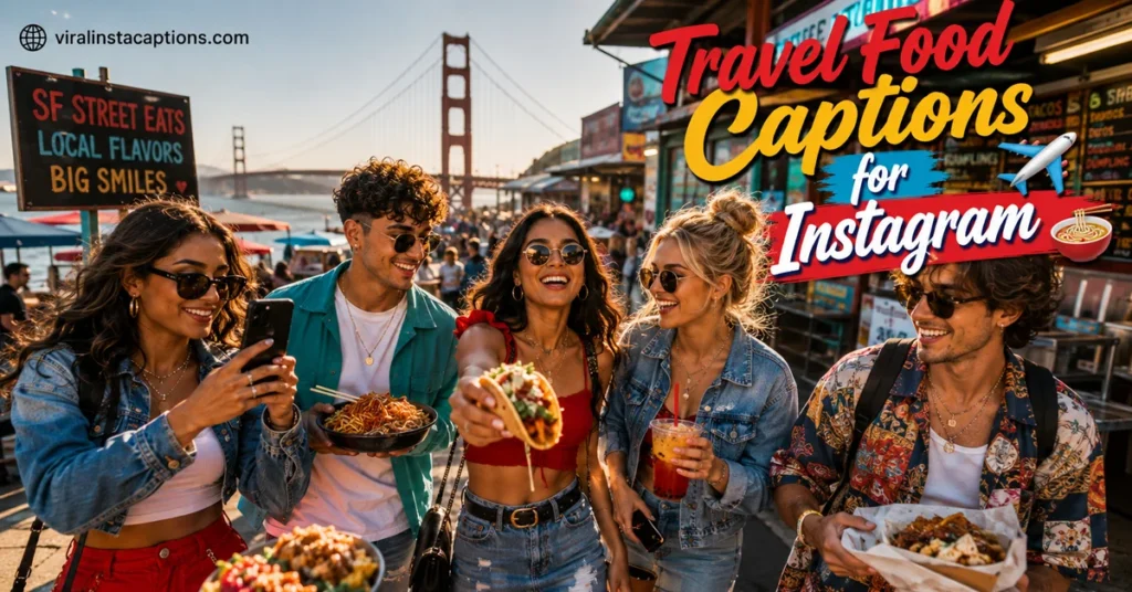 Travel Food Captions for Instagram