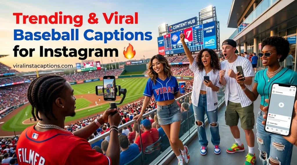 Trending & Viral Baseball Captions for Instagram 🔥