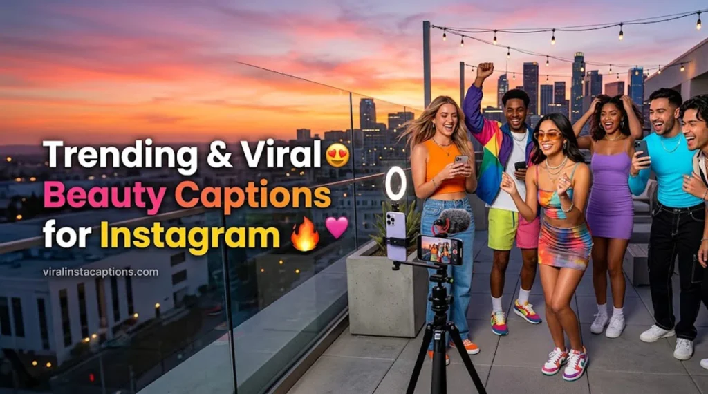 Trending & Viral Beauty Captions for Instagram 🔥