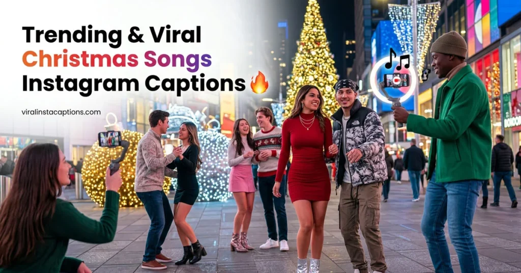 Trending & Viral Christmas Songs Instagram Captions