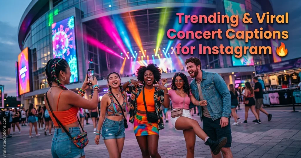 Trending & Viral Concert Captions for Instagram