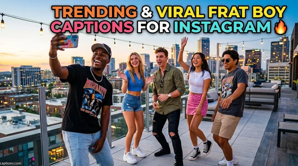 Trending & Viral Frat Boy Captions for Instagram 🔥