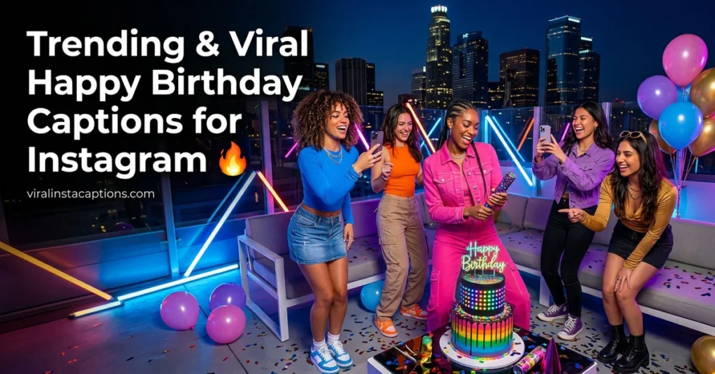 Trending & Viral Happy Birthday Captions for Instagram