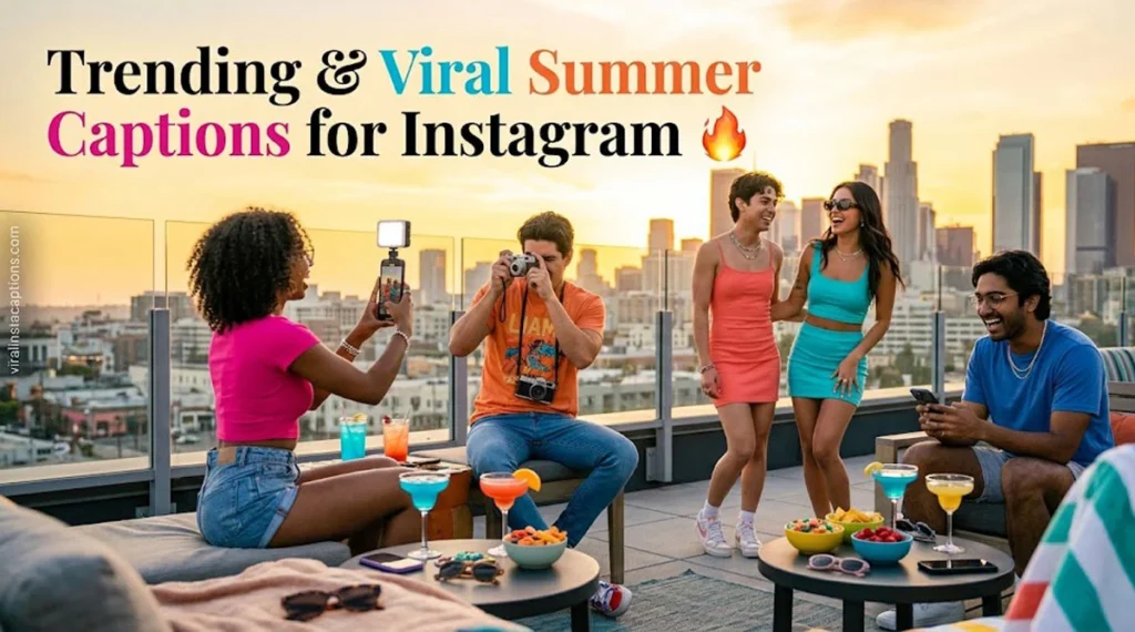 Trending & Viral Summer Captions for Instagram