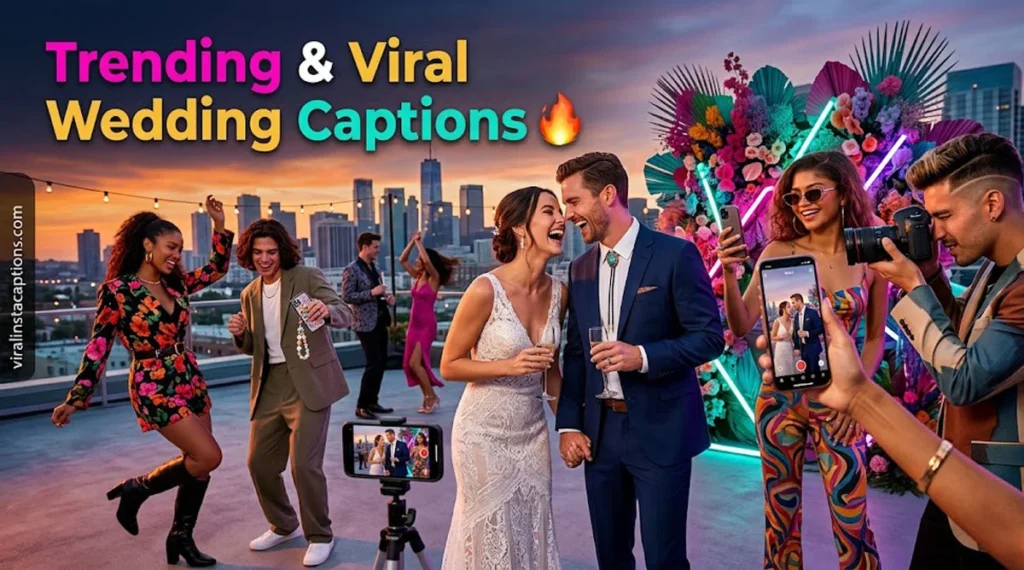 Trending & Viral Wedding Captions 🔥