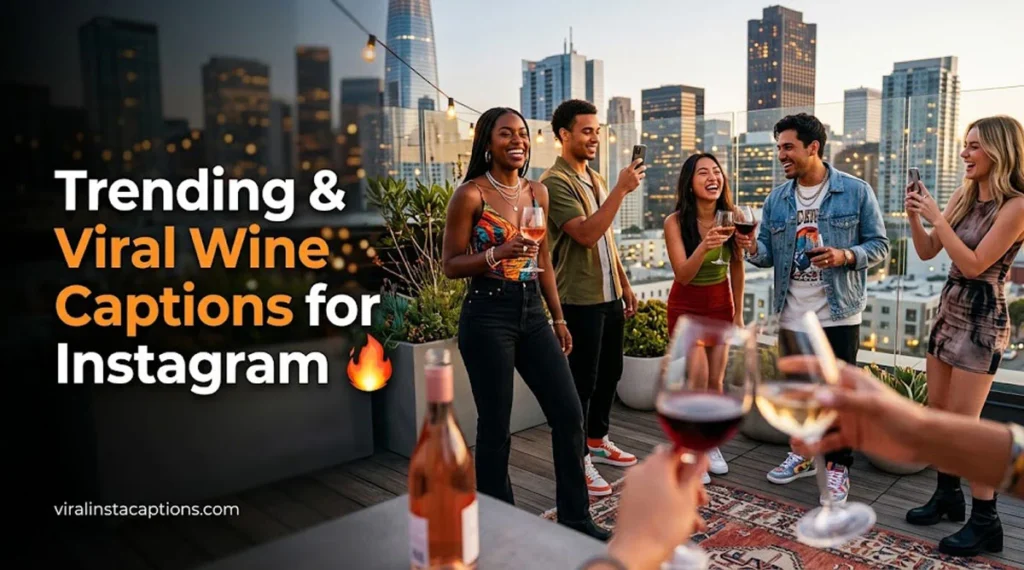 Trending & Viral Wine Captions for Instagram
