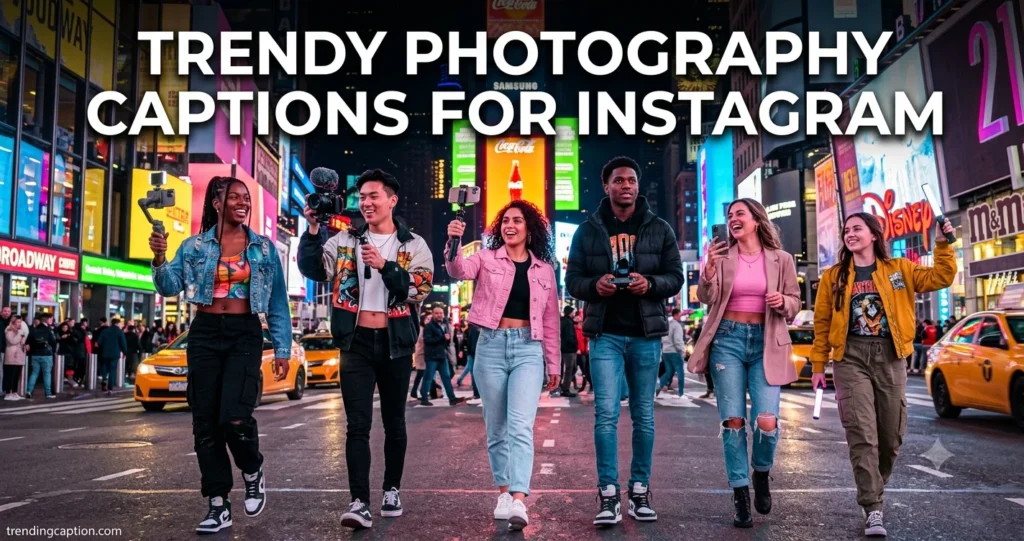 Trendy Photography Captions for Instagram