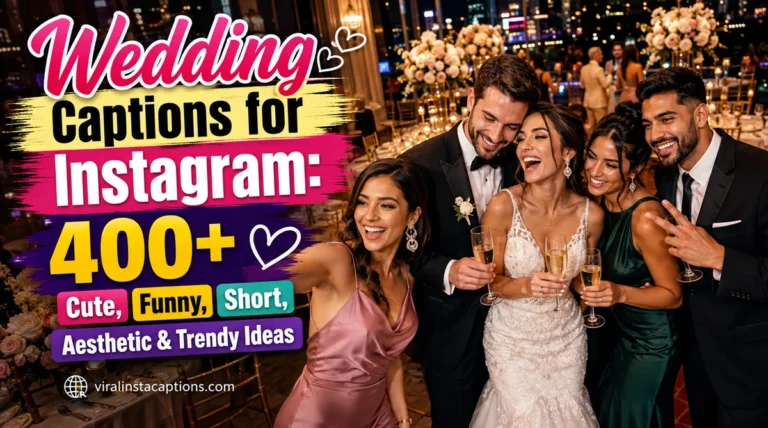Wedding Captions for Instagram