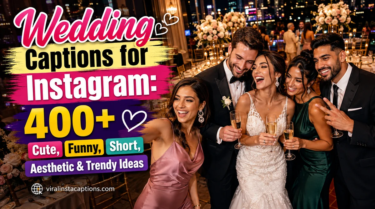 Wedding Captions for Instagram